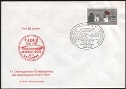 1981  Zeppelin-Post nach Lausanne