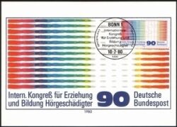 1980  Maximumkarte - Hrgeschdigte