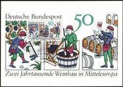 1980  Maximumkarte - Weinbau