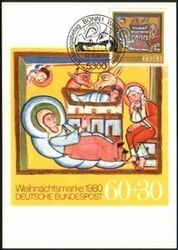 1980  Maximumkarte - Weihnachten