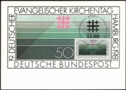 1981  Maximumkarte - Kirchentag