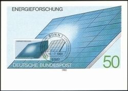 1981  Maximumkarte - Energieforschung