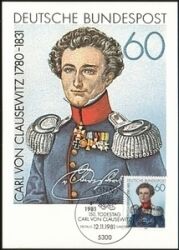 1981  Maximumkarte - Clausewitz