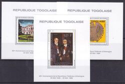 Togo 1989  40 Jahre Bundesrepublik Deutschland