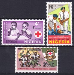 Nigeria 1966  Nigerianisches Rotes Kreuz