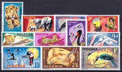 Nigeria 1965  Freimarken: Fauna