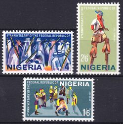 Nigeria 1967  4 Jahre Republik