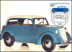 1982  Maximumkarten - Historische Kraftfahrzeuge