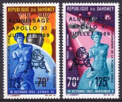 Dahomey 1969  Erste bemannte Mondlandung