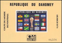 Dahomey 1974  Fuball-Weltmeisterschaft in Deutschland