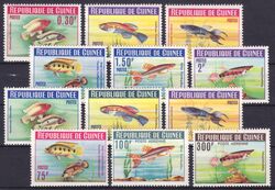 Guinea 1964  Freimarken: Fische