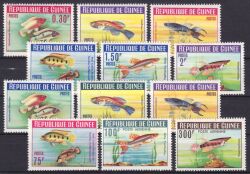 Guinea 1964  Freimarken: Fische