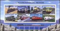 Guinea 1998  Lokomotiven aus Aller Welt