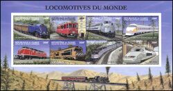 Guinea 1998  Lokomotiven aus Aller Welt
