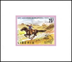 Liberia 1974  100 Jahre Weltpostverein (UPU)