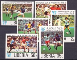 Liberia 1978  Fuball-Weltmeisterschaft in Argentinien