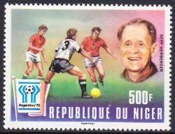 Niger 1977  Fußball-WM in Argentinien - Sepp Herberger
