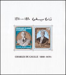 Mauretanien 1971  Tod von Charles de Gaulle