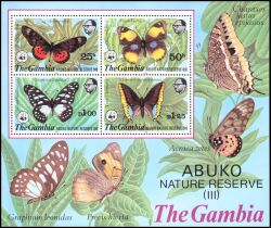 Gambia 1980  Weltweiter Naturschutz WWF: Abuko-Naturschutzgebiet