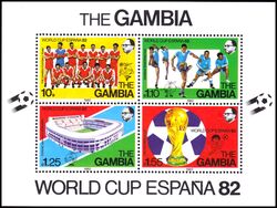 Gambia 1982  Fuballweltmeisterschaft in Spanien