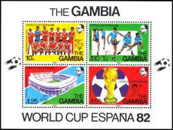 Gambia 1982  Fußballweltmeisterschaft in Spanien