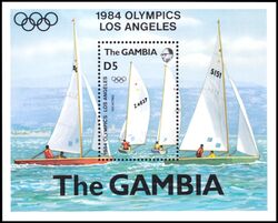 Gambia 1984  Olympische Sommerspiele in Los Angeles