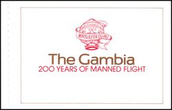 Gambia 1983  200 Jahre Luftfahrt - Markenheftchen