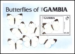 Gambia 1984  Schmetterlinge