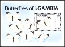 Gambia 1984  Schmetterlinge