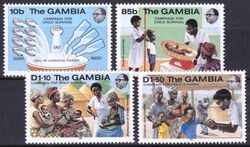 Gambia 1985  Kampf gegen die Kindersterblichkeit