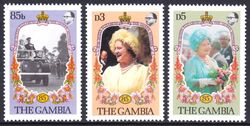 Gambia 1985  85. Geburtstag von Kniginmutter Elisabeth