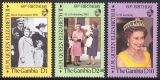 Gambia 1986  60. Geburtstag von Königin Elisabeth II.