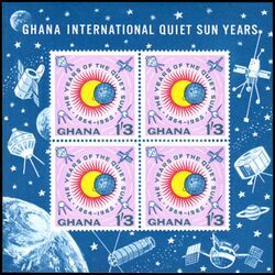 Ghana 1964  Internationales Jahr der ruhigen Sonne
