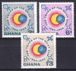 Ghana 1964  Internationales Jahr der ruhigen Sonne