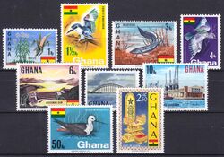Ghana 1967  Freimarken: Nationale Symbole