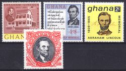 Ghana 1965  100. Todestag von Abraham Lincoln
