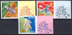 Ghana 1967  Erfolge der Weltraumforschung