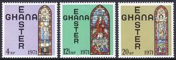Ghana 1971  Ostern: Kirchenfenster aus Accra