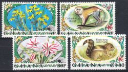 Ghana 1972  Einheimische Pflanzen und Tiere