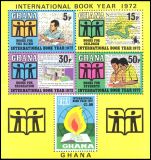 Ghana 1972  Internationales Jahr des Buches