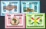Ghana 1973  10 Jahre Organisation für Afrikanische...