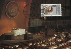 1983  Maximumkarte - Vereinte Nationen
