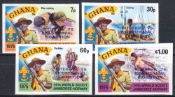 Ghana 1976  Internationale Briefmarkenausstellung INTERPHIL `76