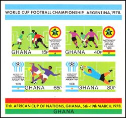 Ghana 1978  Fußball-Afrikameisterschaft - WM in Argentinien