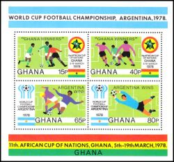 Ghana 1978  Gewinn der Fußball-Afrikameisterschaft durch Ghana