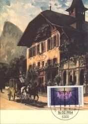 1984  Maximumkarte - Passionsspiele Oberammergau
