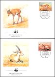 1987  Weltweiter Naturschutz WWF - Dünengazelle (046)