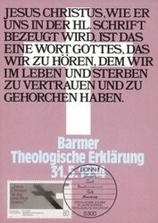 1984  Maximumkarte - Theologische Erklrung