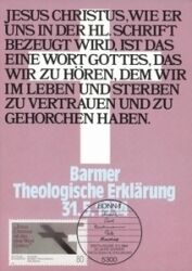 1984  Maximumkarte - Theologische Erklärung