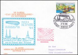 1984  Deutschlandfahrt des Luftschiffs LZ 127 "Graf Zeppelin"